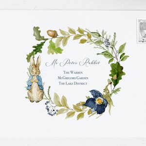 Peter Rabbit Envelope Template | Peter Rabbit Return Address Envelope ...