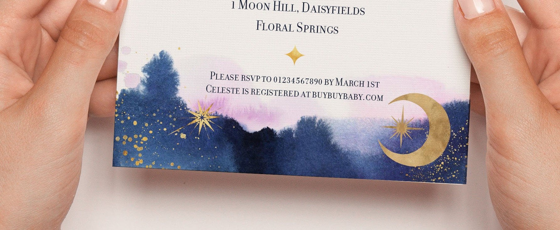 Celestial Baby Shower Invitation Sun and Moon Baby Shower Etsy