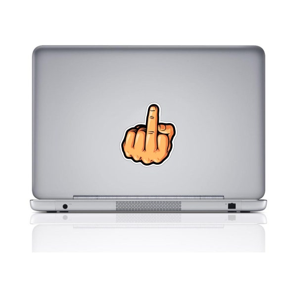 Sticker Dedo Etiquetas Mostrar El Dedo Medio E.T. Pegatina De Vinilo Del Dedo Medio