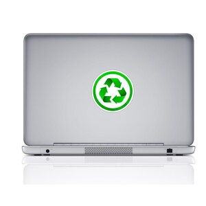 Reduce Reuse Recycle Green Arrows Symbol Conservation Vinyl Sticker Car ...