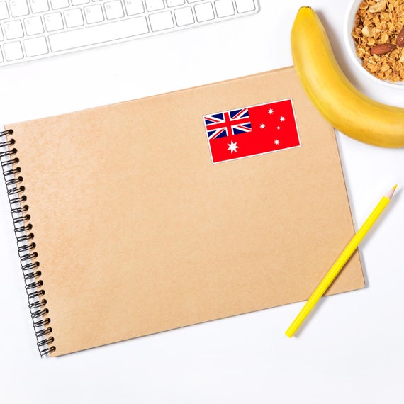 Australische Navy Flagge Aufkleber – Vinyl, 2 Stück, Je Ca. 13 X 6,7 Cm, Wetterfest