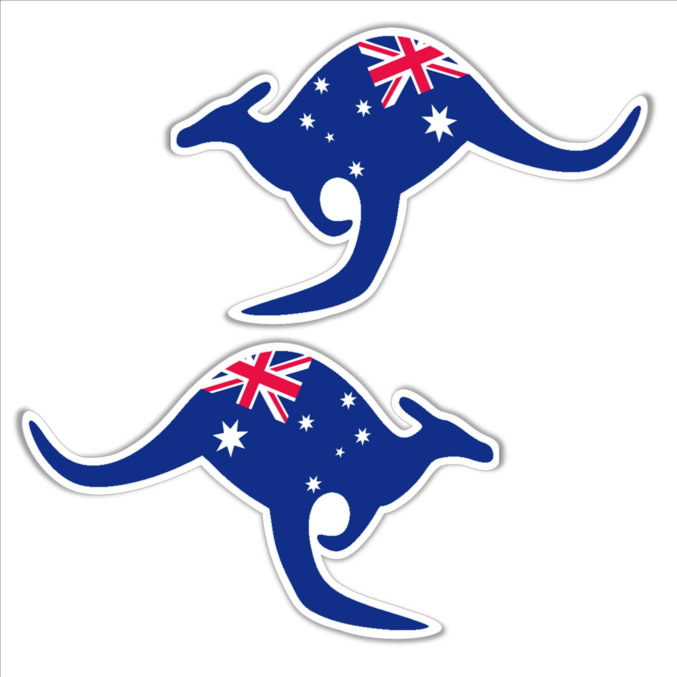 Made In Straya Australian Flag Vinyl Decal – Aussie Windshield Sticker For Car, Van, Motorcycle – Glossy Finish