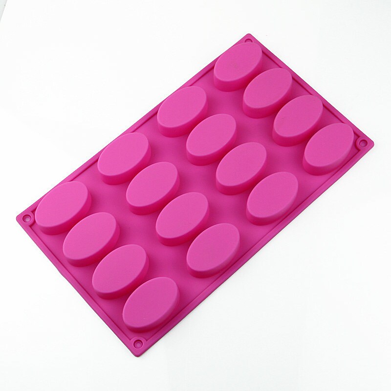 16cavity Oval Cake Mold Mould Silicone Mold Biscuit Mold Etsy