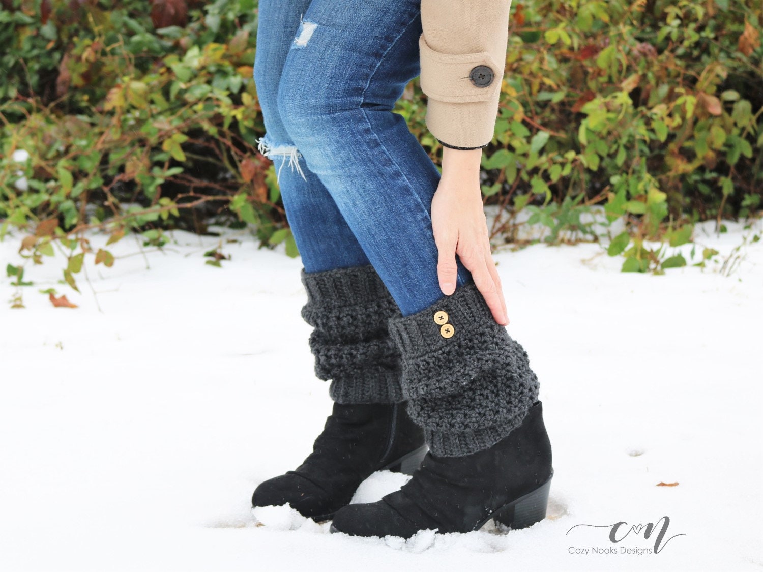 Slouchy Ankle Boot Cuff Pattern Boot Cuff Pattern Crochet Etsy Australia