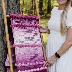 CROCHET PATTERN | Blanket Pattern | Evergarden Blanket | Baby + Throw | Easy Crochet Pattern | Video