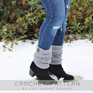 Slouchy Ankle Boot Cuff Pattern, Boot Cuff Pattern, Crochet Ankle Boot Cuffs, Boot Toppers, Crochet Pattern, Easy Craft Fair Crochet Pattern