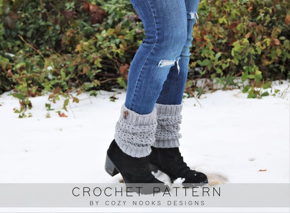 Slouchy Ankle Boot Cuff Pattern Boot Cuff Pattern Crochet Ankle