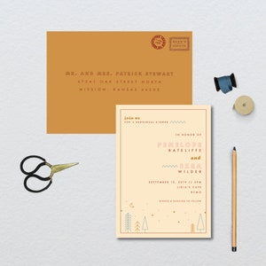 Campamento Icono Invitación de la cena de ensayo // 5x7 DIY PRINTABLE // Cena de ensayo