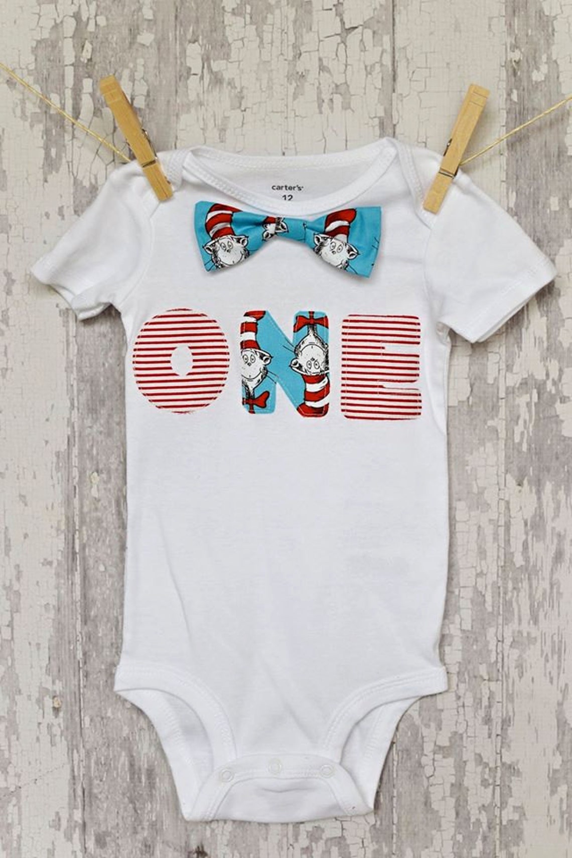 DR. Suess/baby Boy Bow Tie Onesie Bodysuit /daycare Outfit/dr. Etsy