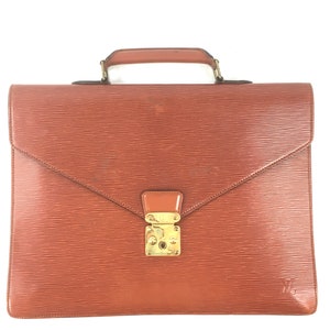 Louis Vuitton Brown Monogram Canvas Laptop Bag Briefcase Serviette  Conseiller