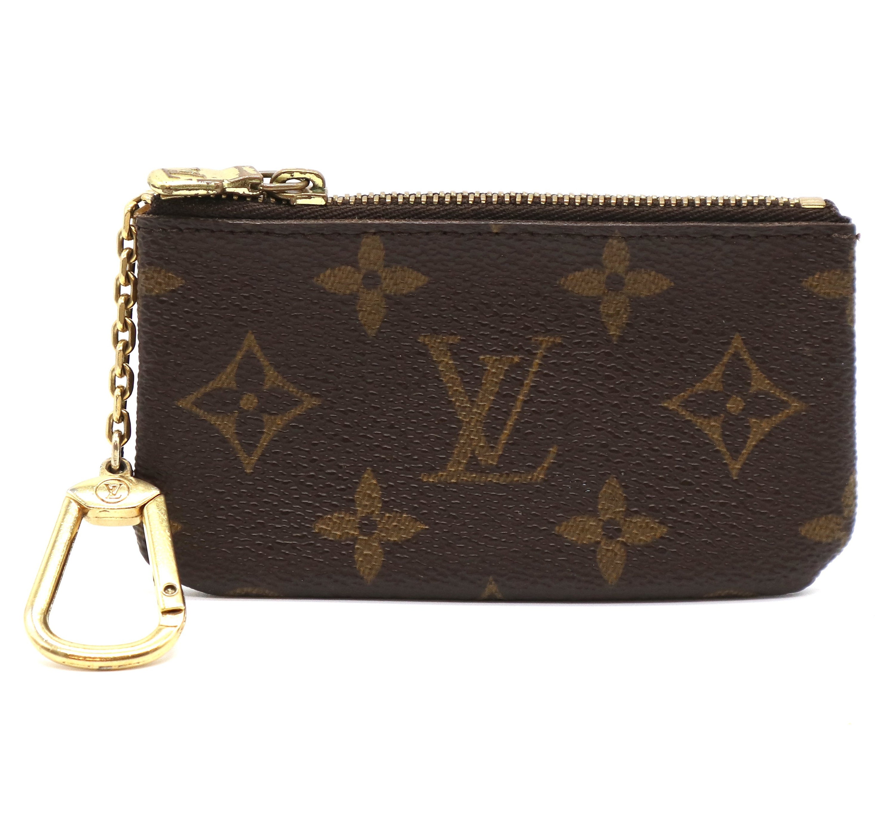 Louis Vuitton Monogram Key Cles Coin Purse Wallet 