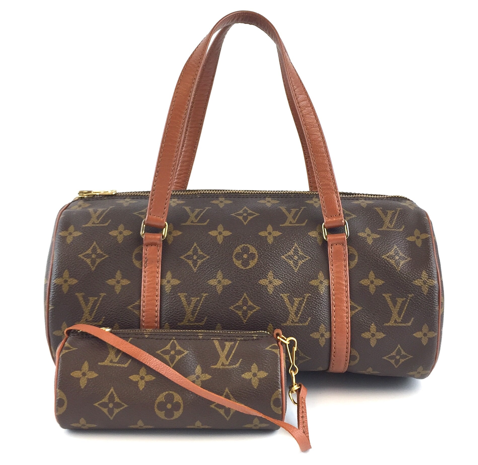 Louis Vuitton-Monogram Papillon 30 Shoulder Bag with Pochette