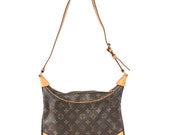 Louis Vuitton Boulogne Hobo Tote Everyday Work Brown Monogram Canvas Shoulder Bag