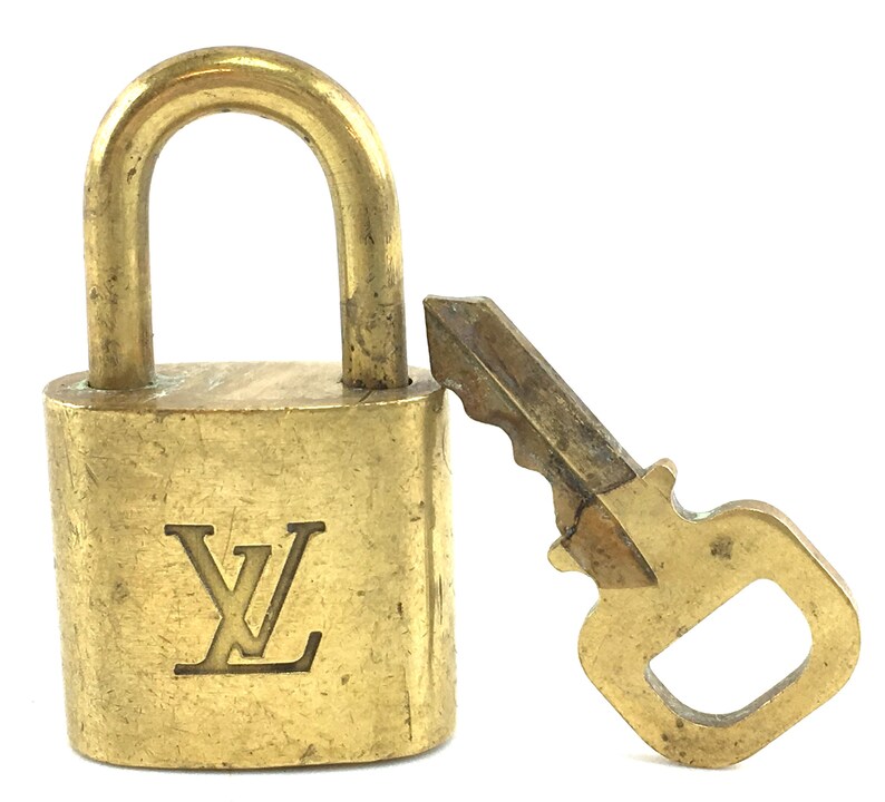 Louis Vuitton Gold Lock Keepall Speedy Alma Brass and Key Set Etsy