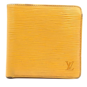 Louis Vuitton Cyan Epi Leather Multiple Bifold Wallet Louis Vuitton