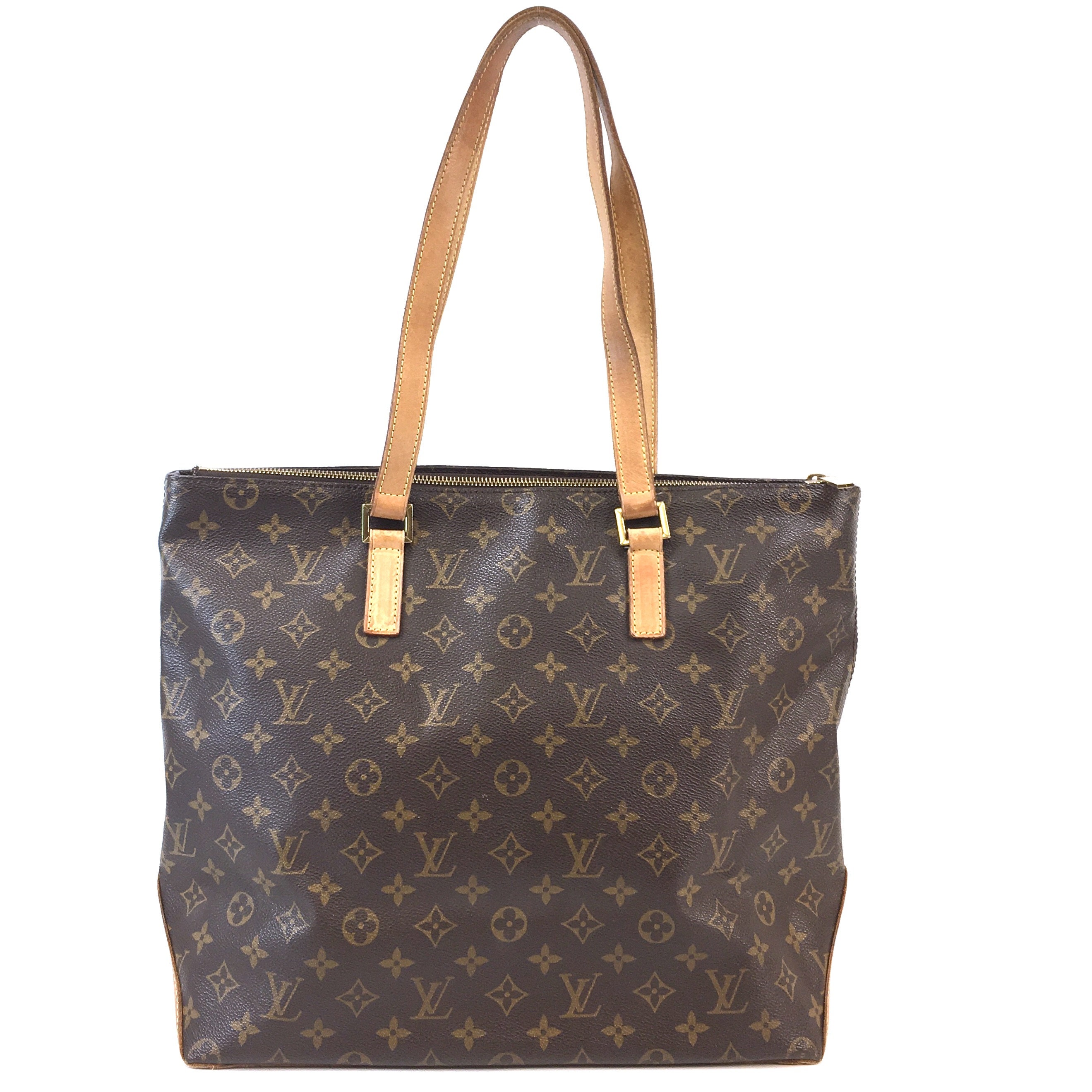 Louis Vuitton Monogram Cabas Mezzo Large Tote Bag