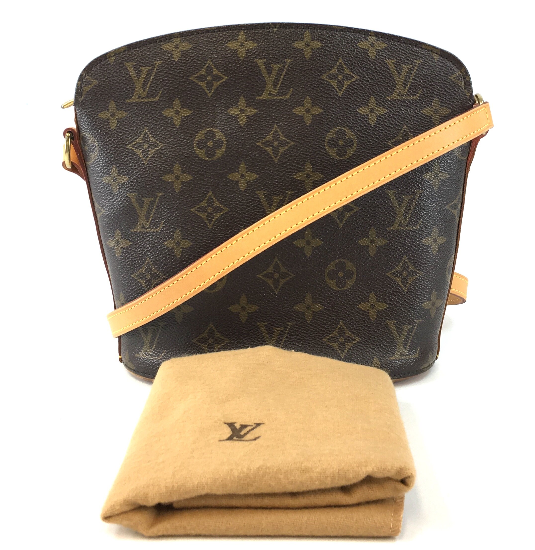 LOUIS VUITTON Monogram Drouot Shoulder Bag