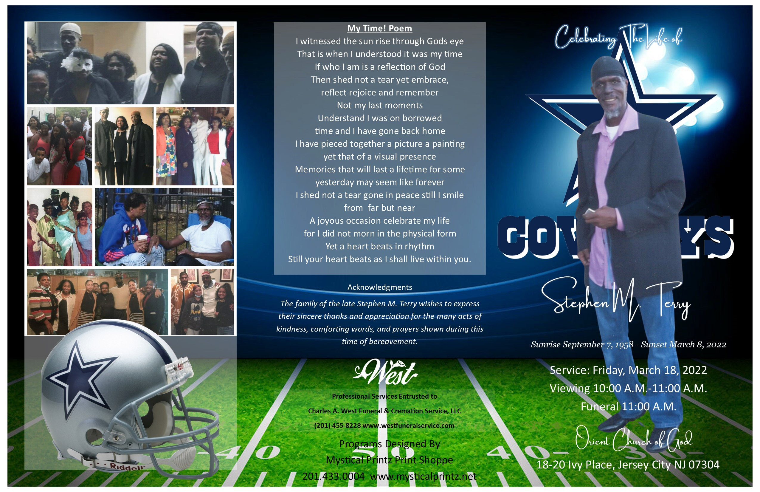 Editable 11x17 Trifold Size Funeral Program Template, Memorial Service Editable 11x17 Trifold Size Funeral Program Template, Memorial Service