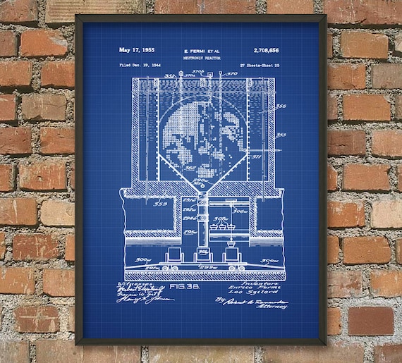 Nuclear Reactor Patent Wall Art Print, Power Plant Station Design Poster,  Atomic Reaction Science - Etsy