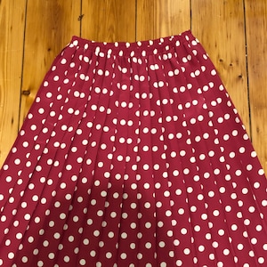 Polka dot skirt etsy on sale