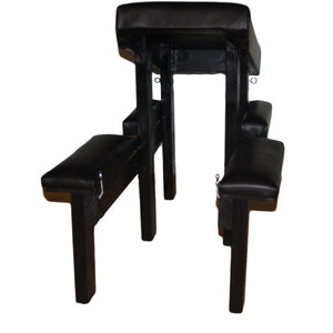 Plus size angle spanking bench