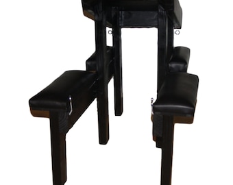 Plus size angle spanking bench
