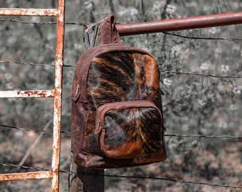 SAME *DAY* Shipping Cowhide Diaper Bag Cowhide backpack