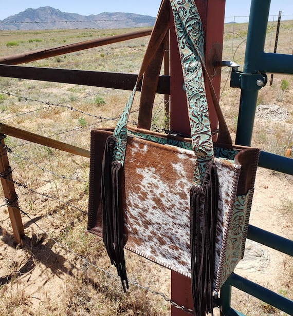 Cowhide diaper bag hot sale