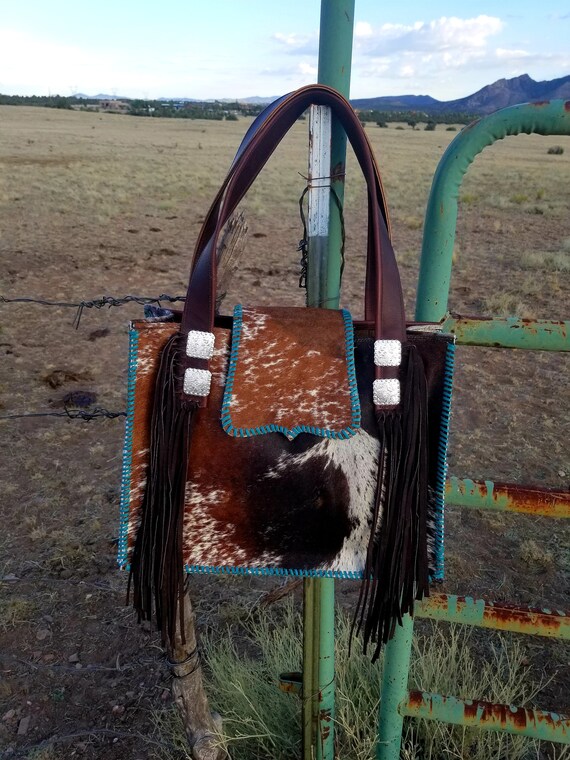 cowhide handbags