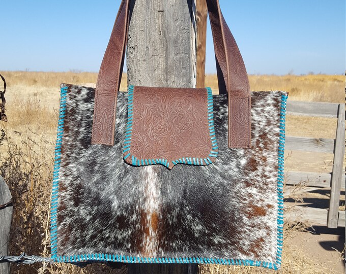 Cowhide Diaper Bag Western Diaper Bag Leather Purse Etsy