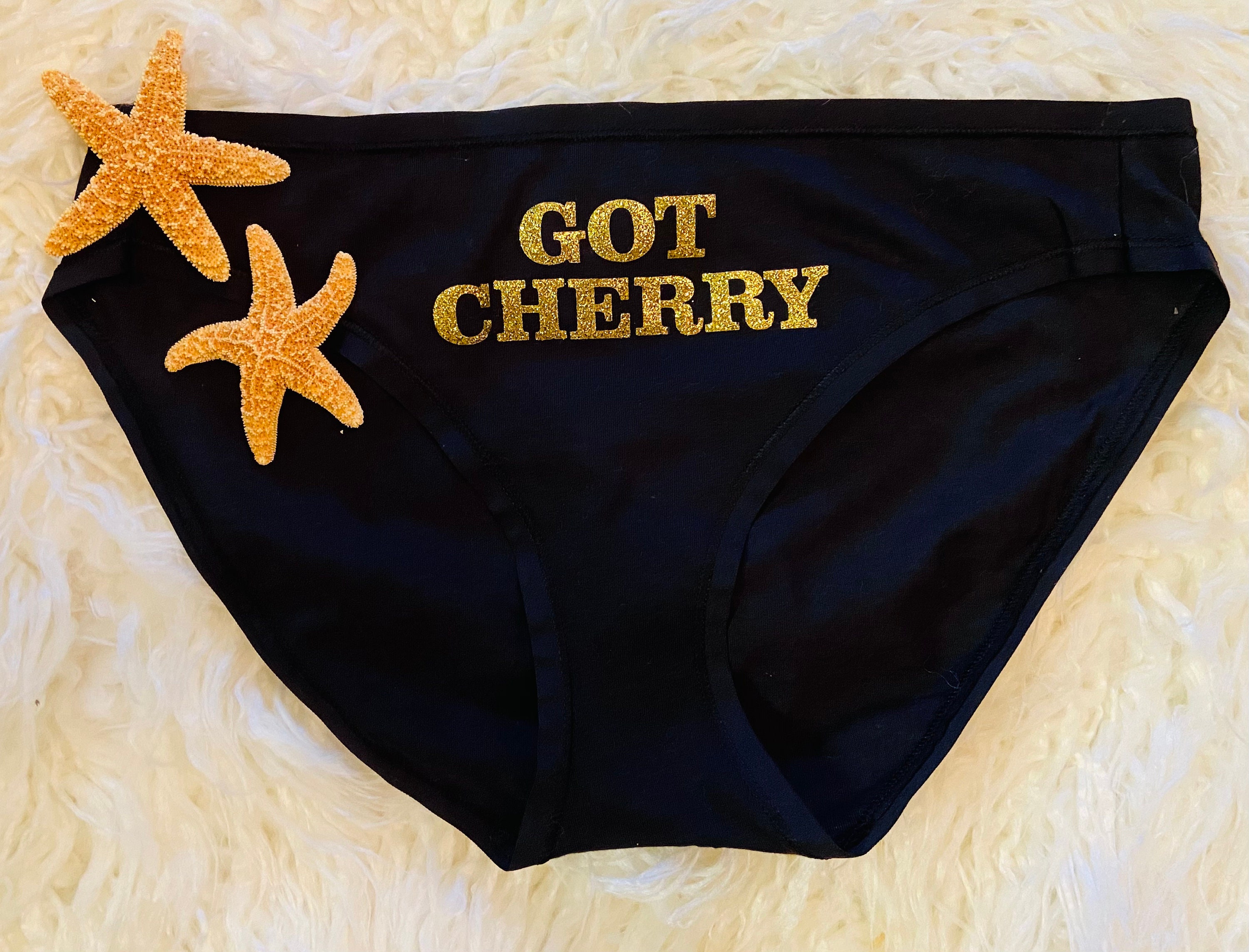 Got cherry?? Naughty panties to get the mood going!
