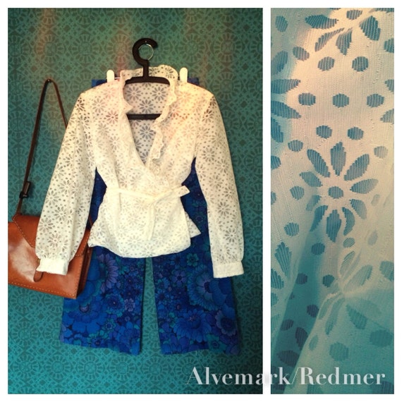 1960's wraparound blouse