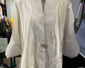 Kimono Jacket: Up Cycled From a 1961 Vintage Wedding Gown