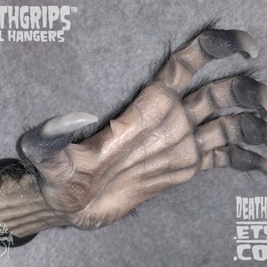 Left WEREWOLF Hand DEATHGRIPS™ Wall Hanger by Artist Gabe Escamilla