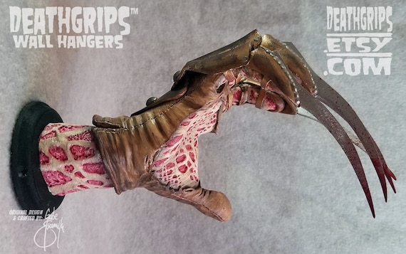 Nightmare Glove DEATHGRIPS™ Wall Hanger by Artist Gabe Escamilla