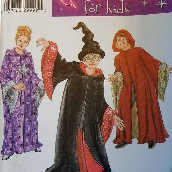 Simplicity 3998 - Harry Potter style Wizard costume for kids