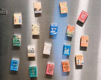 5mm Foam Mini Book Magnets | Mini Book Display | TBR | Book Lover Gift