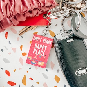 Custom Mini Book Keychain | Book Lover Accessories | Cute Keychain | Gift for Friend