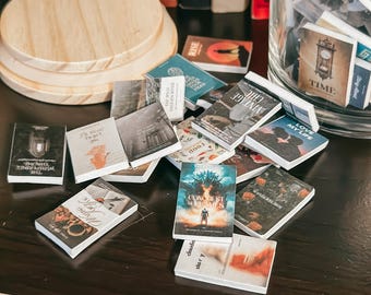 3mm Foam Mini Books For Custom Jar of Mini Books, Mini Books for Jar, Mini Book Display, TBR, Tiny Book Jar, Book Lover Gift