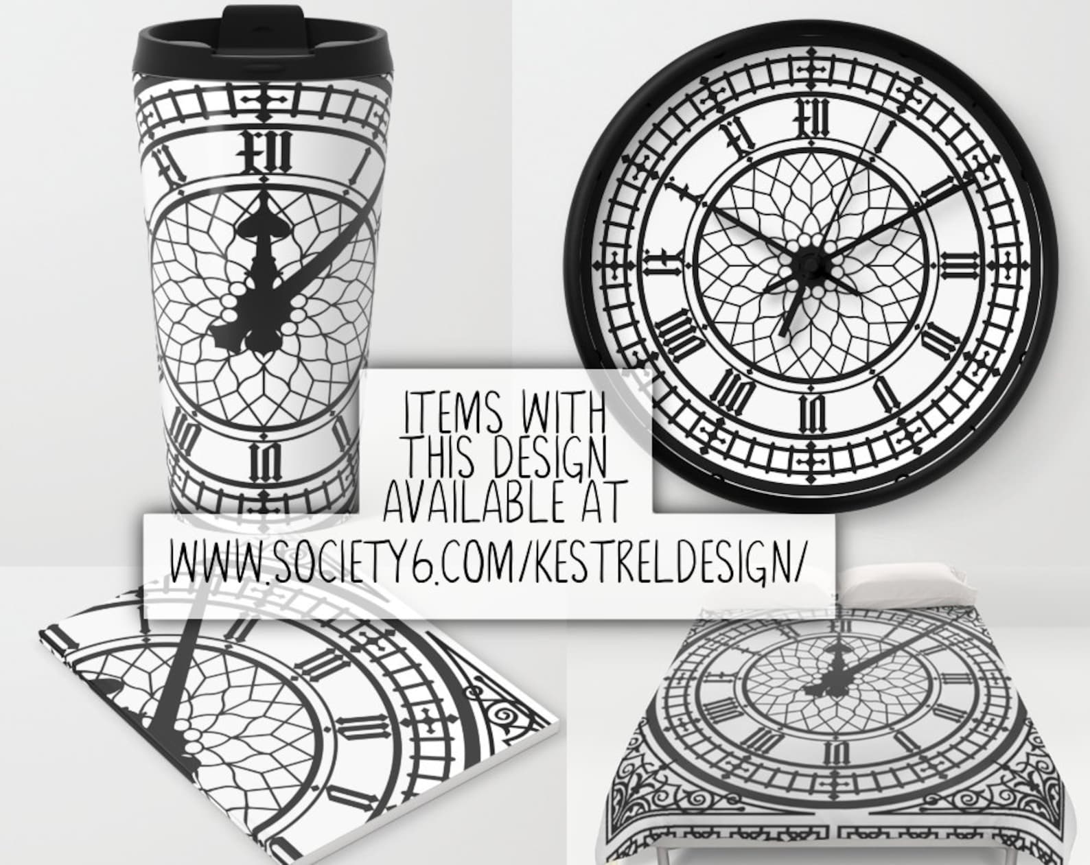 Printable A4/letter Art Poster · Big Ben Clock Face · Print at Home ...