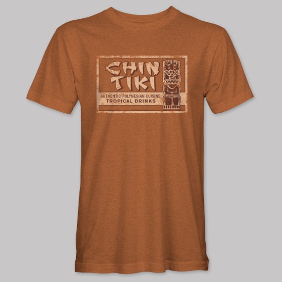 Chin Tiki Cocktail Lounge Vintage Detroit T-Shirt Design Chin Tiki Cocktail Lounge Vintage Detroit T-Shirt Design
