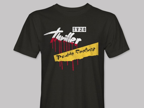 Jaren 1980 Kids 5T Grijs Vintage Thriller T-Shirt Kleding Unisex kinderkleding Tops & T-shirts T-shirts T-shirts met print 