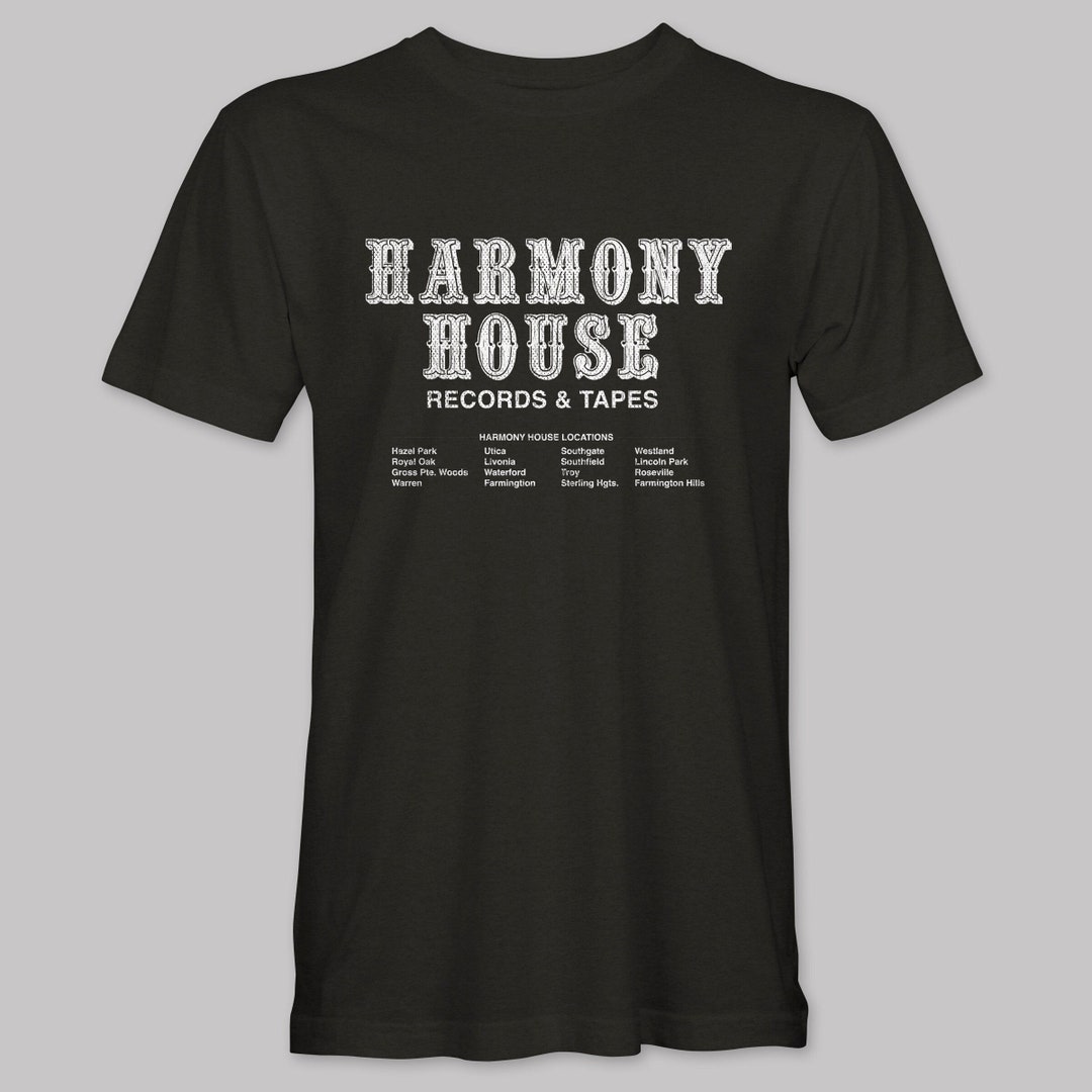 Harmony House Records & Tapes Tshirt Detroit Archive Co. Etsy