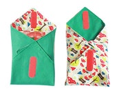 Reusable Sandwich Wrap PDF Pattern - Reversible kids sandwich sleeve
