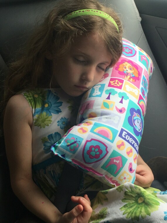 Paw Patrol Seat Belt Pillow Kids Travel Pillow Etsy