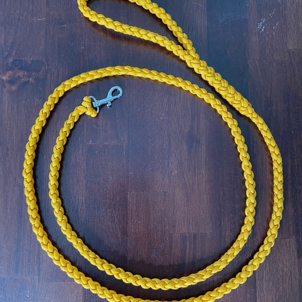 Handmade 550 paracord dog leash, 6’