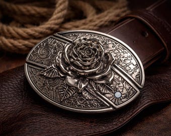 MUSVIKY Hebillas De Cinturón De águila Para Hombres Y Mujeres, Vaqueras Occidentales, Hebillas De Cinturón Vintage Para Mujeres, Niños, Marido, Águila Con Flor