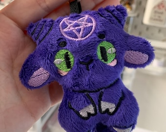 Kawaii Baphomet in purple