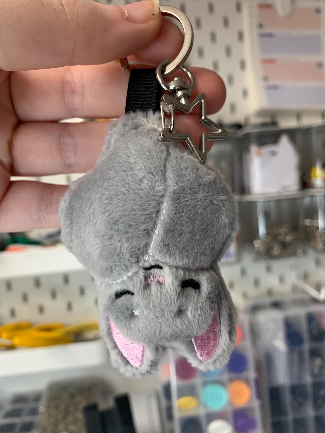 Bat Keychain - Etsy