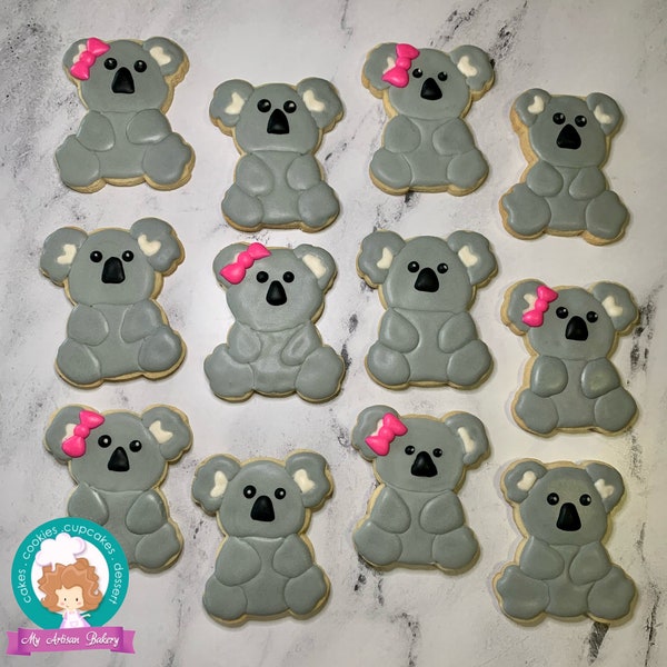 Koala sugar cookies